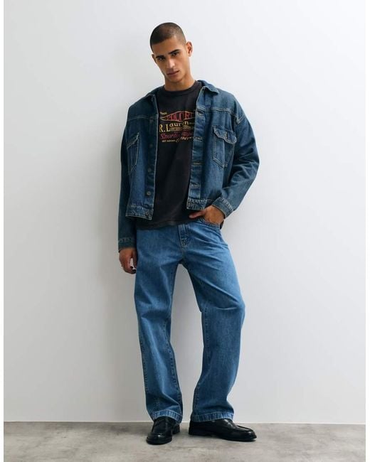 Polo Ralph Lauren Blue Vintage Print Relaxed Fit T-shirt for men