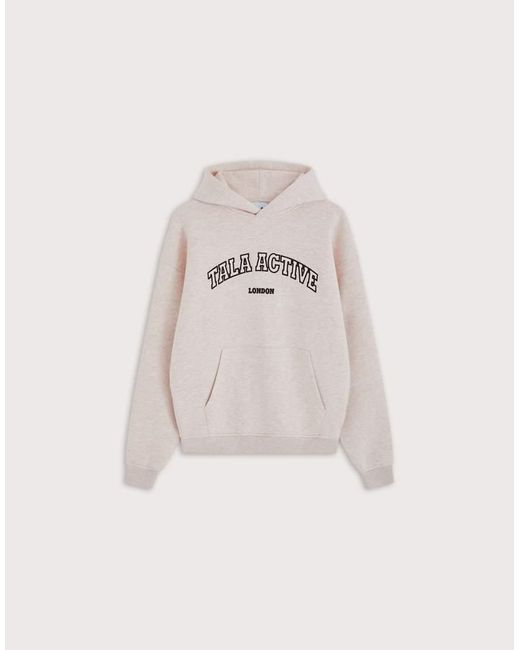 Tala Natural Active Applique Oversized Hoodie