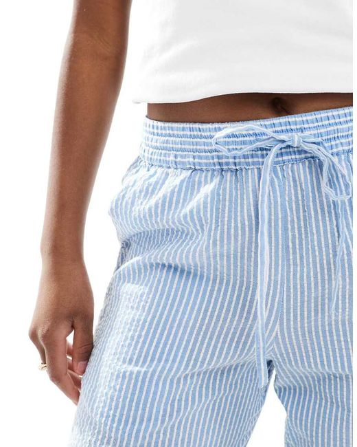 Pantalones Azules A Rayas De Sirsaca De JJXX de color Blue
