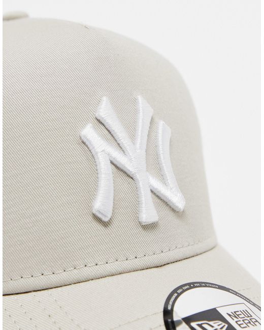 New york yankees - cappellino trucker écru con retro di KTZ in White