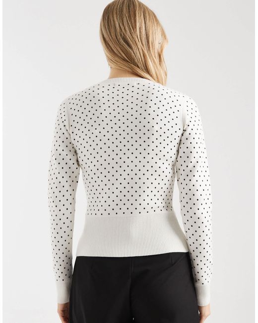 Gilet ras Threadbare en coloris White