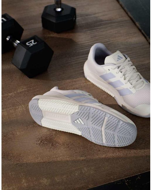 Adidas Originals White Dropset Base Training Shoes