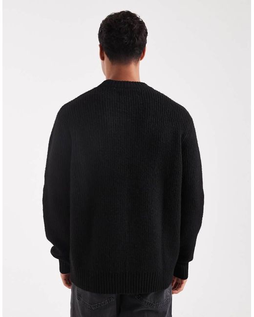 Jersey Extragrande De Canalé Grueso De Jack & Jones de hombre de color Blue