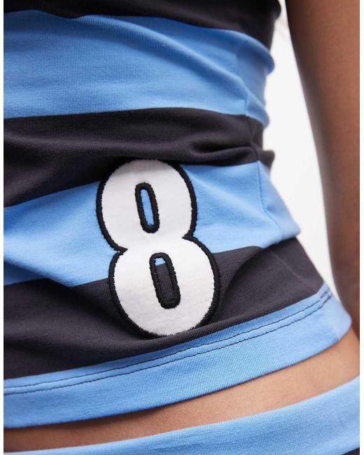 Collusion Blue Sports Cami Top