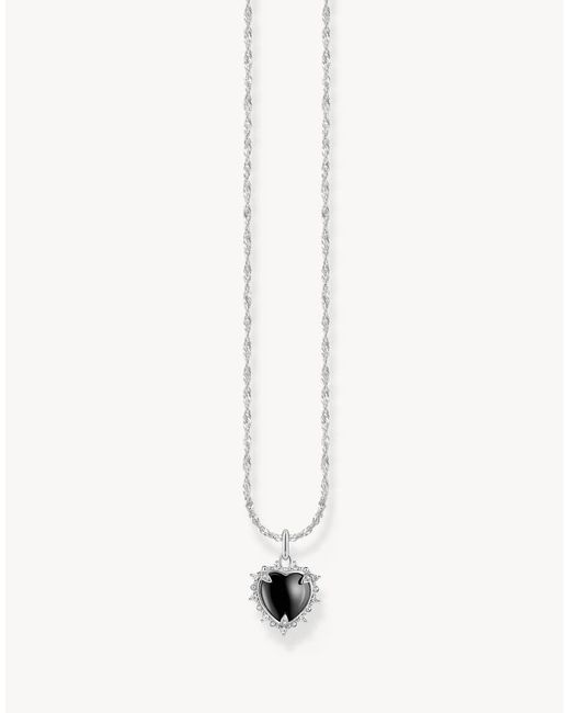Thomas Sabo White Necklace With Pendant Heart Romance