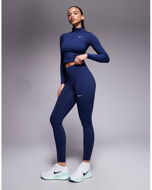 Nike Blue Nike – one training – figurbetontes, langärmliges oberteil