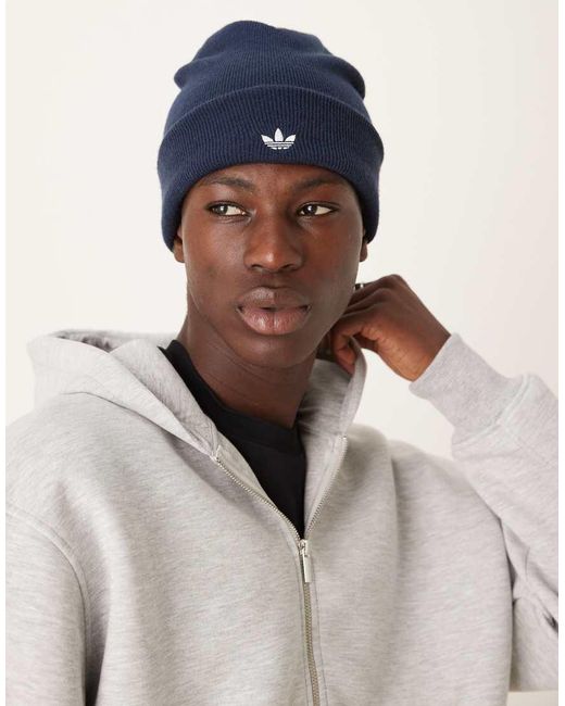 Adidas Originals Blue Adicolor Classic Beanie for men