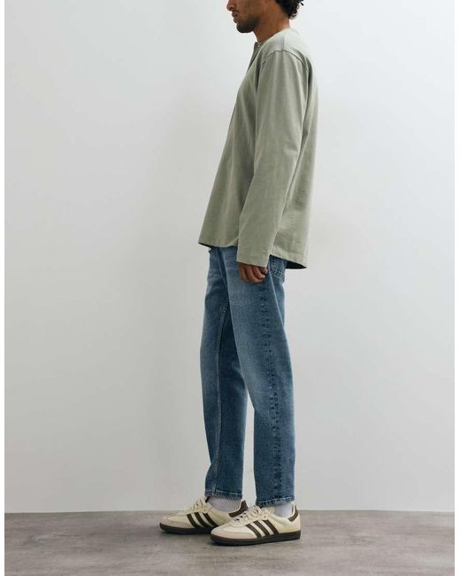 Mango Blue Tapered Jean for men