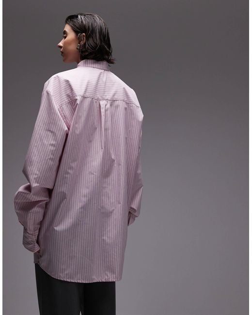 ASOS Gray – lang geschnittenes oversize-hemd