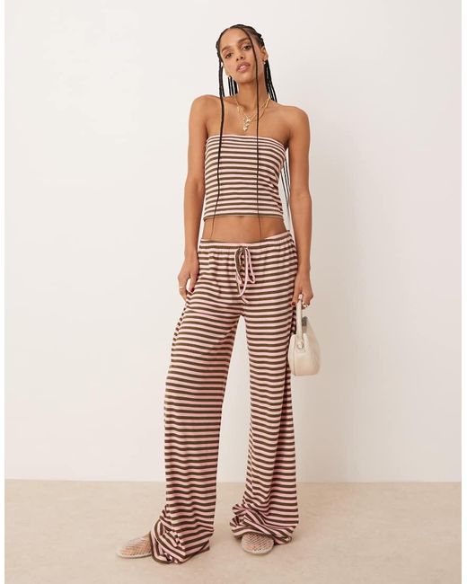 ASOS Multicolor Stripe Co-Ord Bandeau