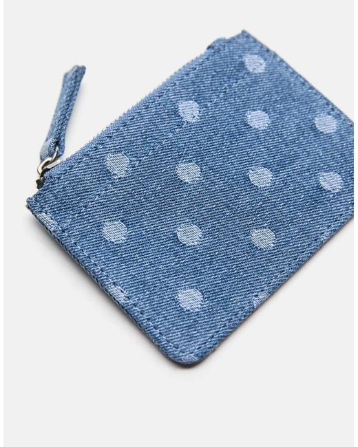 Pull&Bear Blue – denim-kartenetui