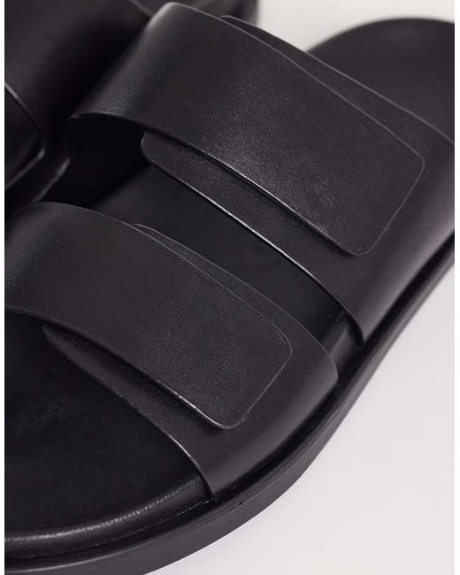 ASOS Blue Two Strap Sandals for men