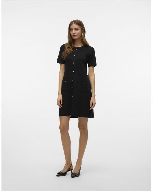 Vero Moda Black Knitted Dress