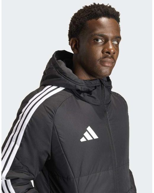 Adidas Originals White Tiro26 Long Coat for men