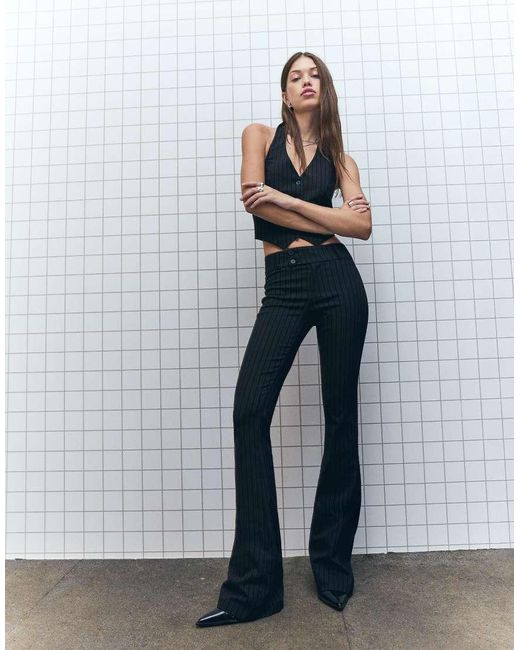 Bershka Gray Bengaline Waistcoat