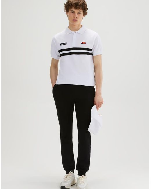 Ellesse White Muccia Polo for men