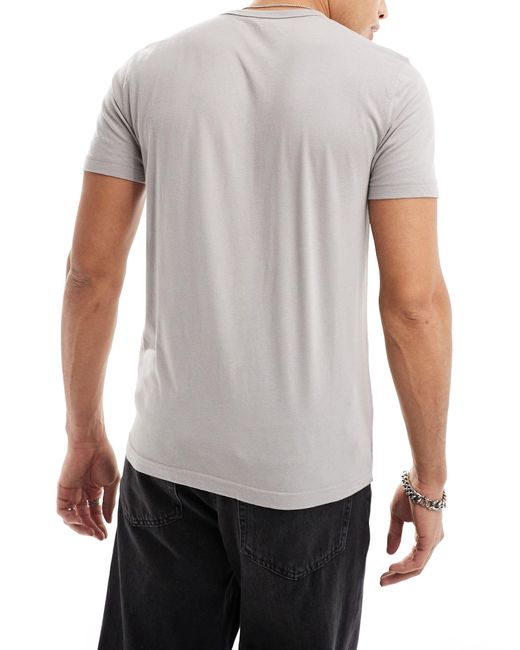 Abercrombie & Fitch White 3 Pack Icon Logo T-shirt for men