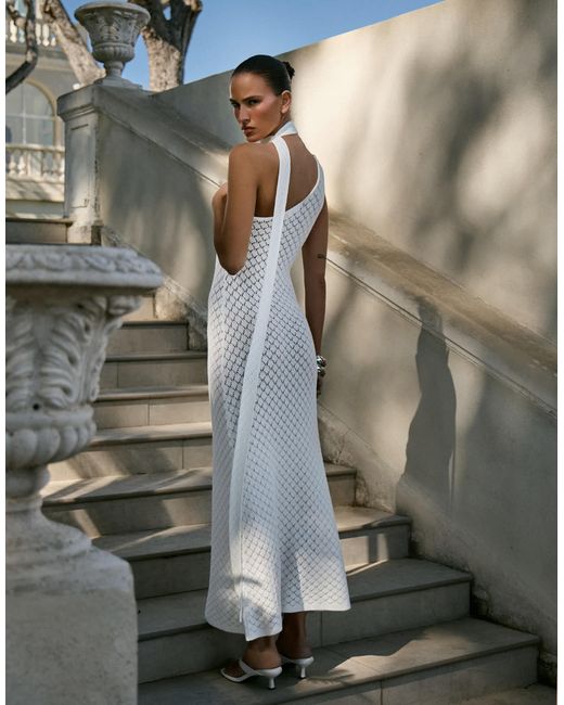 Robe longue 4th & Reckless en coloris White