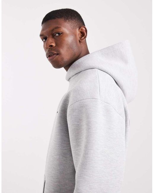 ASOS White Relaxed Fit Hoodie With Print for men