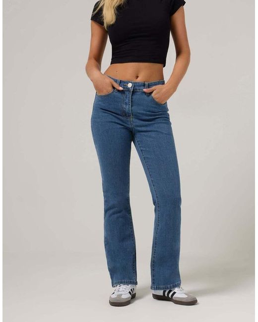 PixieGirl Blue Petite Bootcut Jeans