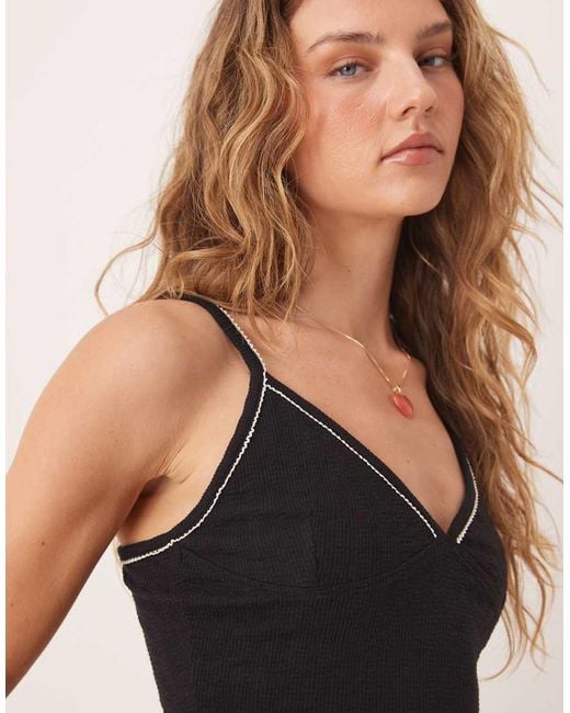 Cotton On Black Hailey V Neck Cami