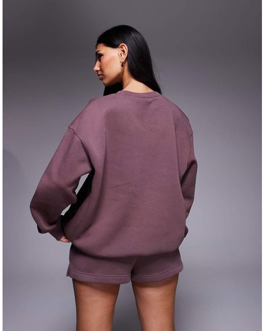 Nike Purple Phoenix Fleece Oversized Sweatshirt