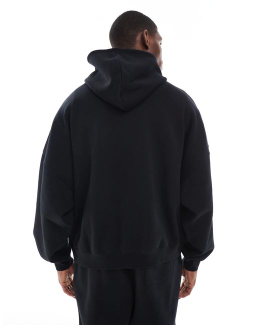 ASOS – essentials – kapuzenpullover in Blue für Herren