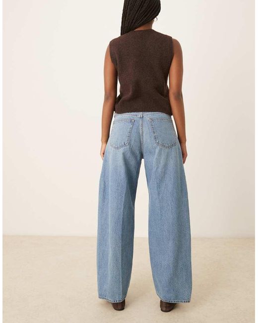 Abercrombie & Fitch Blue Ultra Barrel Jean