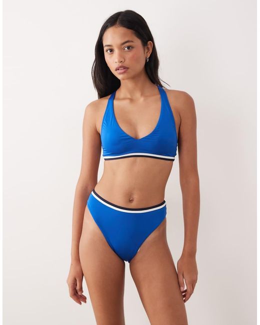 Speedo Blue Jetstream Racerback Bikini Top
