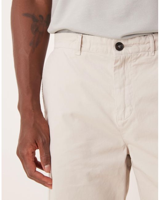 Lyle & Scott – chino-shorts in Natural für Herren