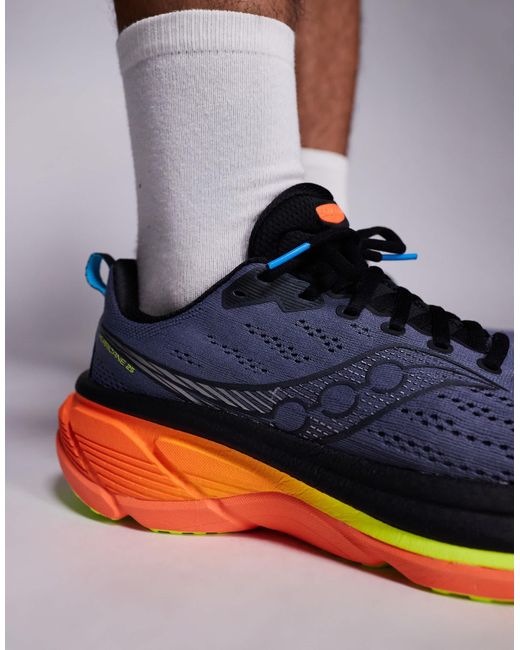 Saucony Blue Hurricane 25 Running Trainers for men