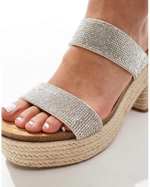 Madden Girl Metallic Emerson Platform Espadrilles