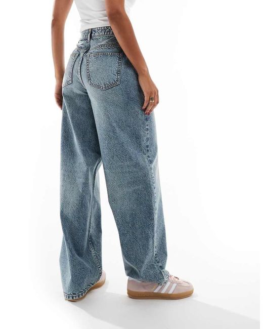 Miss Selfridge Blue Baggy Jean