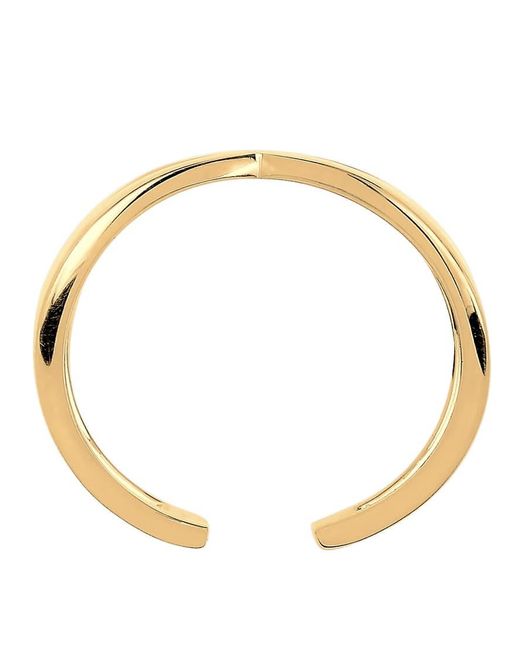Elli Jewelry Basic Blogger Statement Ring Van 925 Sterling Zilver Met Gekruist Model in het Metallic
