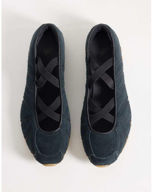 Adidas Originals Blue Ghostsprint Ballet Flat