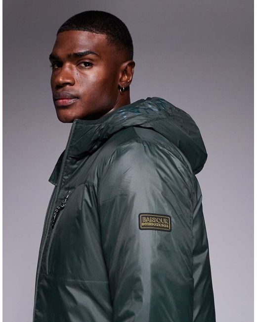 Barbour Gray Lumley Quilted Jacket for men
