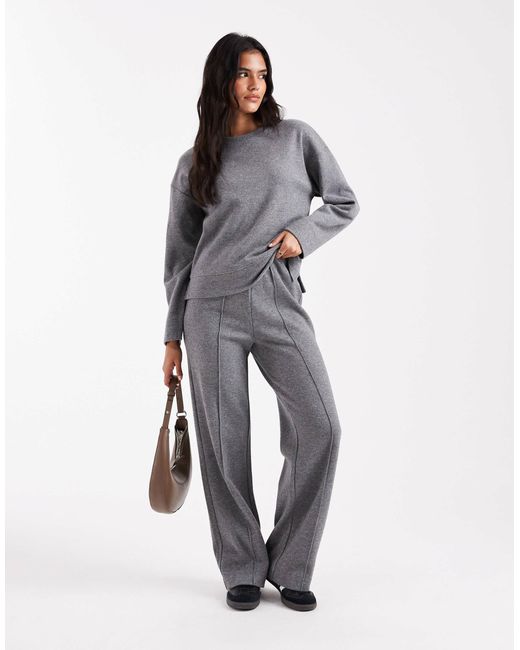 Sweat d'ensemble en jersey Threadbare en coloris Gray