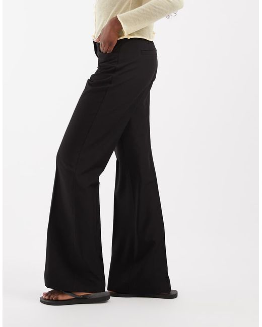 JJXX Black Mary Tailored Flared Trouser