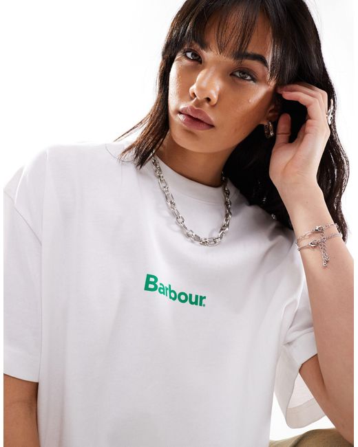Barbour White X asos – marquee – unisex-t-shirt
