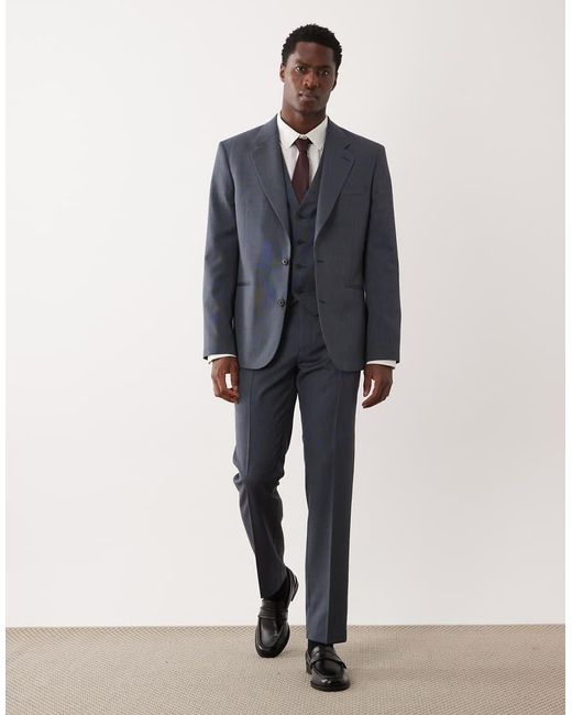 ASOS Blue Slim Suit Jacket for men