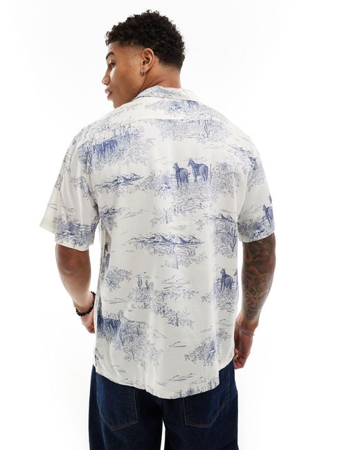 Sunset camp - chemise imprimée Levi's pour homme en coloris Gray
