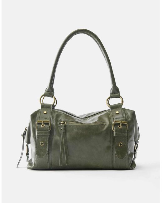 Pull&Bear Green – mini-tragetasche