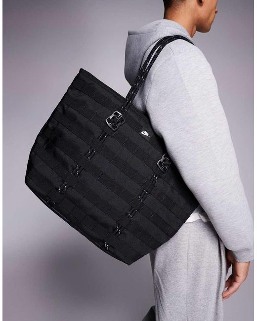 Nike Black Sportswear Tote Bag for men