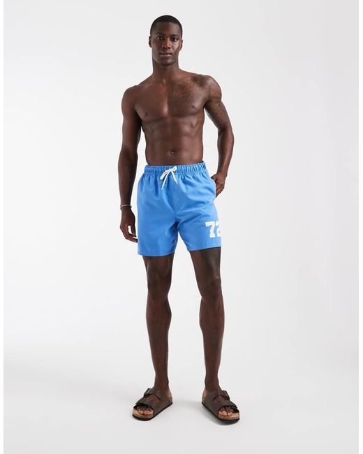 ASOS Blue Swim Shorts for men