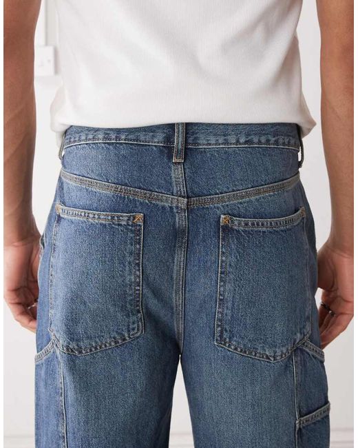 Collusion Blue X011 Carpenter Jeans for men