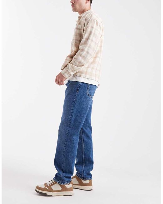 Only & Sons Blue Edge Straight Fit Jeans for men