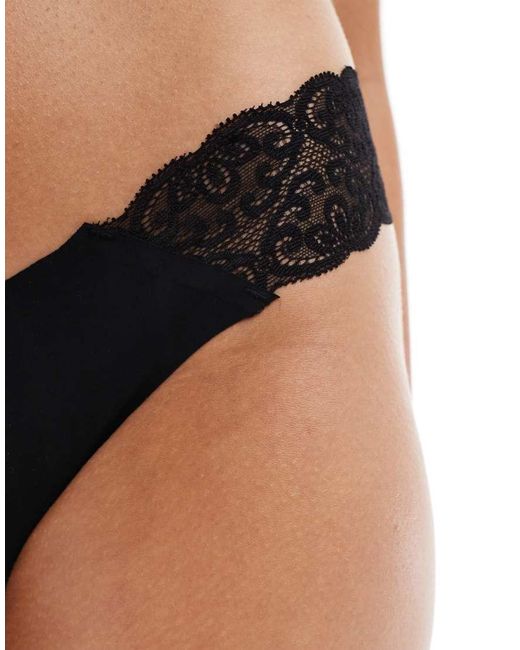 Cotton On Black Party Pants Seamless Brasiliano Briefs