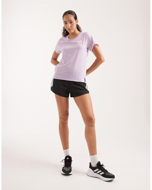 Adidas Originals Purple Adizero Running Tee