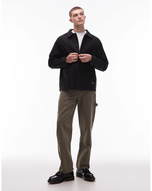 Vans Black Drill Chore Canvas Jacket for men