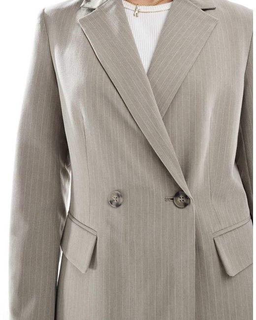 Stradivarius Aansluitende Blazer in het Gray